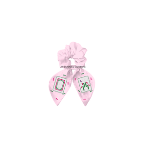 Accesorio para el cabello con fichas de mahjong de tela de algodón a cuadros, bordadas a mano con cuentas, personalizables con elementos de equipo - Product Image 4