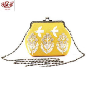 Cartera Portátil Elegante con Bordado para Ocasiones Formales, Estilo Vintage, Venta al Por Mayor - Product Image 5