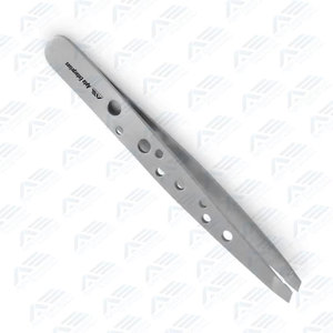 Pinzas para Cejas con Punta Inclinada, Diseño Hueco, Agarre Perfecto, Instrumento de Belleza - Product Image 4