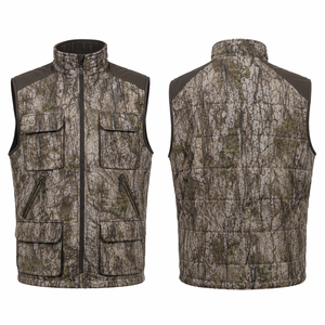 Chaleco de Caza de Camuflaje para Hombre, Sin Mangas, de Tejido Softshell, Cortavientos, de Poliéster, para Otoño - Product Image 1