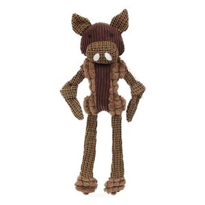 Giocattolo per Cani Ecologico a Forma di Rana, in Juta Naturale, per Masticare e Tirare, con Squeak in Peluche - Product Image 1