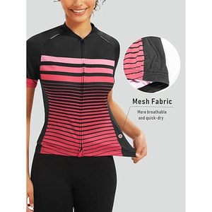 Maillot de Ciclismo para Mujer de Alta Calidad, 100% Poliéster, Antibacteriano, Ropa Deportiva Cómoda, Diseños de Logotipo Personalizados, Uniforme de Ciclismo - Product Image 6