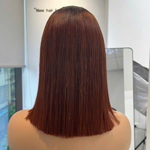 ราคาขายส่ง วิกผมแท้เวียดนาม 100% แบบตรงธรรมชาติ สีน้ำตาลออมเบร  แบบซุปเปอร์ดับเบิ้ลดรอน สำหรับต่อผม - Product Image 5