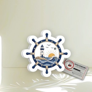Nouvelle Palette d'Extensions de Cils Magnétique en Forme de Roue de Bateau Nautique, Diamant, Écologique, en Acrylique, Motif Cœur et Fleur - Product Image 4