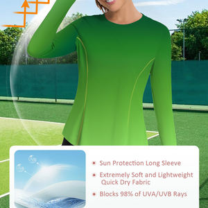 เสื้อคอกลม แขนยาว ผ้าสแปนเด็กซ์/โพลีเอสเตอร์ ยืดได้ ใส่ได้ทั้งชายหญิง พิมพ์ลายแบบรีดร้อน ยูนิเซ็กซ์ - Product Image 3