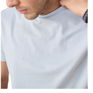 T-shirt décontracté uni en coton respirant pour homme, 230 GSM, coupe épaules tombantes, personnalisable, imprimé haute qualité, grammage lourd - Product Image 4