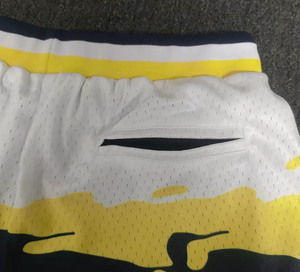 Pantalones Cortos de Baloncesto Personalizados de Malla Transpirable de Poliéster Sublimado con Bordado para Hombre, Estilo Hip Hop, con Logotipo - Product Image 3