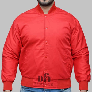 Personalizado estilo fresco invierno béisbol sarga algodón acolchado personalizado Letterman Varsity chaqueta - Product Image 6