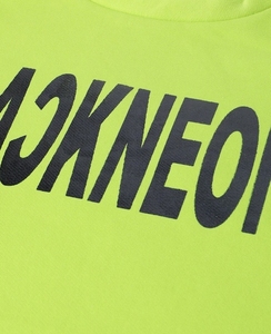 เสื้อสเวตเชิ้ตคอกลมสีเขียวนีออนสำหรับผู้หญิงพร้อมพิมพ์ลายตัวอักษรแขนยาวลำลองระบายอากาศได้ดีสำหรับฤดูใบไม้ร่วง - Product Image 3