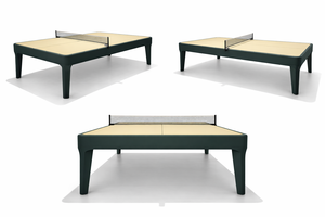 Juego de Tenis de Mesa ARGMAC TT, Marco Moderno Personalizado, Ecológico y Duradero, Incluye Red de 50 kg, Mesa de Competición para Interiores de Haryana - Product Image 3