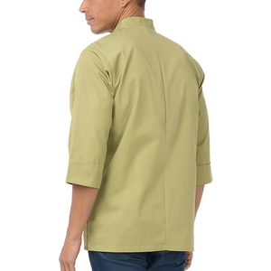 เสื้อเชฟออกแบบใหม่ โลโก้สั่งทำได้ ชุดยูนิฟอร์มครัวมืออาชีพ แจ็คเก็ตแขนยาวสำหรับเชฟผู้บริหารร้านอาหาร - Product Image 2