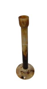 Porte-bougie en résine fait main, style rustique moderne, support à bougie décoratif, centre de table, décoration d'intérieur, lot de 2 pièces - Product Image 2