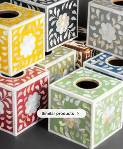 Handmade Luxury Bakhoor Incense Burner Set With Mother <b>Pearl</b> Inlay Wood Musk Material Includes Mubkhar Oud Box for Ramadan - Product Image 2