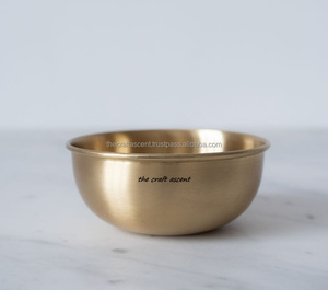 คอลเลกชั่นรองเหลืองขนาดเล็กอุปกรณ์ตกแต่งชามผลไม้สำหรับงานเลี้ยง - Product Image 1