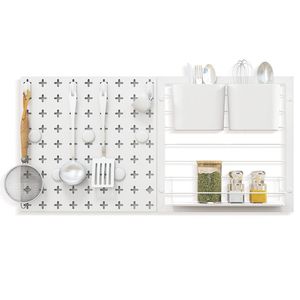Combination <b>Pegboard</b> Wall Organizer Kit with Magnets and <b>Hooks</b> for Wall Storage - Product Image 5