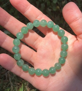 Natural Green Aventurine <b>Bracelet</b> Aventurine <b>Beaded</b> <b>Bracelet</b> For Healing Reiki Energy Jewelry Wholesale 8mm - Product Image 5