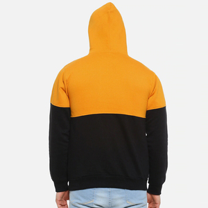 Wholesale Men's Regular Fit Pullover Hoodies Polyester/Cotton <b>Thick</b> <b>Fleece</b> Quick Dry Breathable Drop Shoulder Customized - Product Image 4
