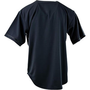 เสื้อเบสบอล ระบายอากาศได้ดี ผลิตจากวัสดุโพลีเอสเตอร์อินเตอร์ล็อค ดีไซน์ลายเส้นแบบอสมมาตรทันสมัยสำหรับทีมยุคใหม่ - Product Image 5