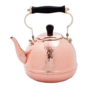 Bouilloire sifflante à double paroi en acier inoxydable côtelé, écologique, pour cuisinière, pot de service poli avec poignée résistante à la chaleur pour café - Product Image 2