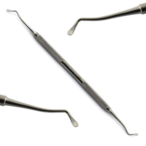 Cucharas Excavadoras Dentales Premium de Acero Inoxidable Reutilizables y Autoclavables de Doble Punta para la Eliminación de Caries y Dentina - Product Image 4