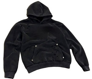 Sweat-shirt à capuche unisexe de haute qualité en coton personnalisé avec impression ou broderie de logo personnalisé, fermeture éclair - Product Image 1