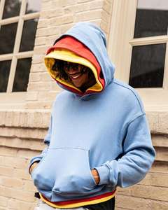 Sweat à capuche double couche pour homme de haute qualité, tissu épais, chaud pour l'hiver, fabrication par le fabricant - Product Image 4