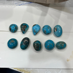 Turquesa Iraní Natural Certificada, Cabujón de Alta Calidad, Piedra Firoza para Joyería, Turquesa Azul Suelta al por Mayor - Product Image 6