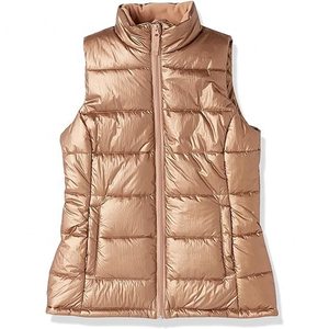 Chaleco Acolchado para Mujer, Sin Mangas, para Invierno, Nuevo, Venta al por Mayor, Chaleco Acolchado de Lona y Algodón, Chaqueta de Invierno - Product Image 4