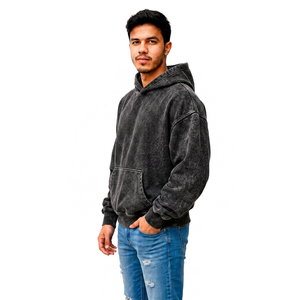 Fabricant de sweats à capuche en molleton personnalisés pour hommes, sweats à capuche streetwear doux, vente en gros, vêtements à marque privée, fournisseur OEM - Product Image 6