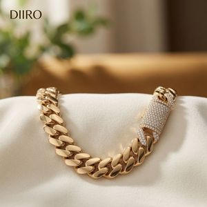 Chaîne cubaine Miami personnalisée en moissanite plaquée or jaune 18 carats pour homme, collier chaîne cubaine, bijoux - Product Image 4