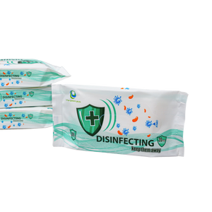 Lingettes humides pour adultes Gentle Adult Care Krclean Kawaii, paquet de 20 feuilles, parfum citronnelle, douces, écologiques, emballées individuellement, antibactériennes - Product Image 1