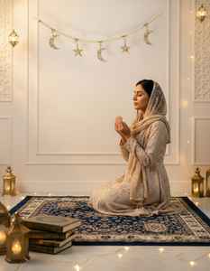 Décoration spéciale Ramadan pour la maison : Guirlande étoile et lune pour embellir votre entrée ou votre espace de prière. Produit spécial Ramadan et Aïd. - Product Image 1