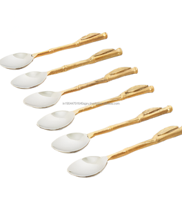 Juego de cucharas de postre de 6 piezas con nuevo diseño elegante y venta al por mayor - Product Image 3