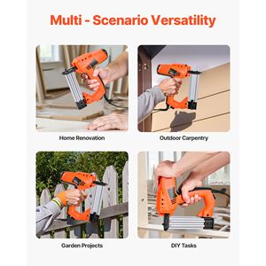 18 Gauge 1 1/4 Inch Electric Nail Gun 2 in 1 <b>Staple</b> & Brad Nailer 1000 Pcs <b>Staples</b> Nails Efficient Stapler for Home Improvement - Product Image 6