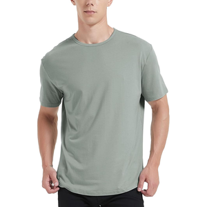 T-shirts formels pour hommes de qualité supérieure, 100 % coton, col rond, logo personnalisé, design tendance, coupe ample, anti-boulochage, vêtements d'extérieur, prix compétitif - Product Image 3