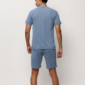 Ensemble de survêtement d'été personnalisé de haute qualité avec logo imprimé, t-shirt et short assortis pour hommes, ensemble de gym - Product Image 2