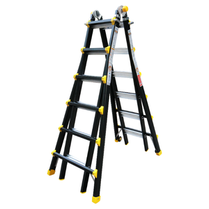 OEM/ODM Wholesale Multi-Purpose Folding Aluminum <b>Ladder</b> Apartment Use 150kg Load Capacity Aluminum 6063 Made in Vietnam - Product Image 2