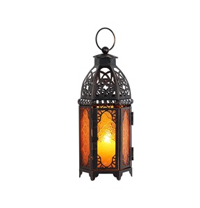 Gran calidad a un precio razonable. Portavelas de metal para interiores y exteriores con estructura resistente y un hermoso diseño decorativo. - Product Image 1