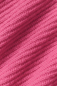 Cárdigan con Capucha y Cremallera de Punto Acanalado Rosa para Mujer, Manga Larga, Color Sólido, Informal, para Invierno, 100% Acrílico - Product Image 6