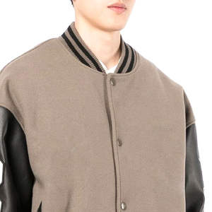 Wholesale Custom 2026 Premium Quality Men's Custom Wool Varsity Letterman <b>Jackets</b> / Wholesale Long Sleeves Varsity <b>Jackets</b> - Product Image 3