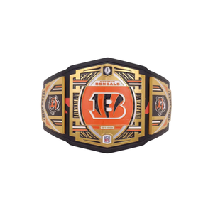Ceinture de championnat NFL des Cincinnati Bengals, personnalisable, de haute qualité, or et noir, ceinture sportive personnalisée, ceinture de champion, objet de collection - Product Image 1