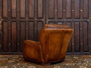 Sofá Esquinero en Forma de L de Cuero Marrón Caramelo, Estilo Clásico Moderno, Sillón Individual, Tapicería Premium, Ajustable, Decorativo - Product Image 4