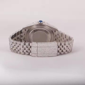 Wholesale Buyer Luxury Quartz Moissanite Watch for Men Women in Round Shaped with <b>Multiplies</b> Diamond for Wholesale Export - Product Image 3