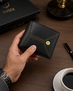 WRIZA Men Genuine Leather <b>RFID</b> <b>Wallet</b> Slim Bifold Purse Durable Coin Pocket <b>Wallet</b> for Daily Casual Office Use Card Holder Gift - Product Image 5