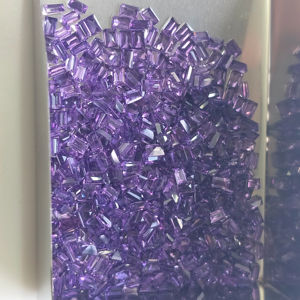 Piedras Preciosas Sueltas de Amatista Africana Natural, Corte Baguette de 3x2MM, Color Púrpura, para Joyería, Gemas de Red Mountain - Product Image 4