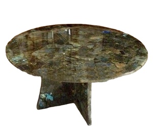 Décoration de table en pierre de labradorite naturelle, artisanale, en forme de cœur, écologique, de luxe, pour la maison, marque SACK Uttar - Product Image 5