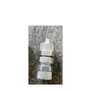 Raccord de tuyau rond femelle en laiton usiné, poli, haute pression, connecteur industriel, accessoires de plomberie, pièce de quincaillerie - Product Image 5