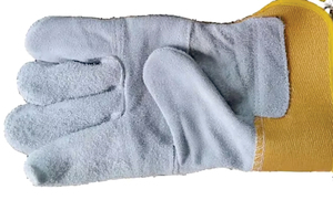 Guantes de Cuero Vacuno con Palma Completa para Soldadura, Protección Laboral, Antiestáticos, 11 oz de Grosor - Marca TONGFU - Product Image 2