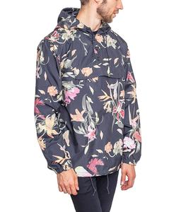 Chaqueta cortavientos de nailon para hombre hecha a medida, chaqueta de talla grande con estampado de flores de verano, chaqueta de nailon con tinte anudado de secado rápido - Product Image 3