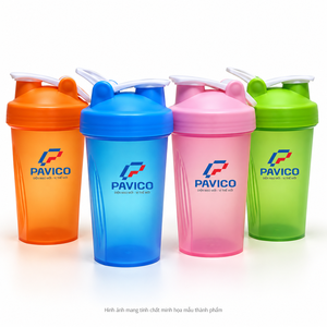 Botella Mezcladora de Proteínas de Plástico con Logotipo Personalizado al por Mayor, con Tapa Abatible, para Gimnasio, Fitness, Deportes, Fabricante OEM, Vietnam - Product Image 4